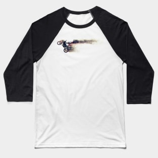 Sandstorm Motocross Biker Baseball T-Shirt